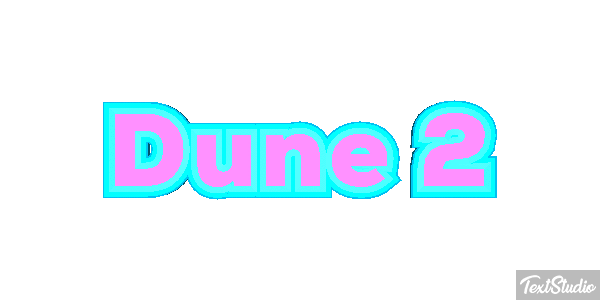 Dune 2 Text effect