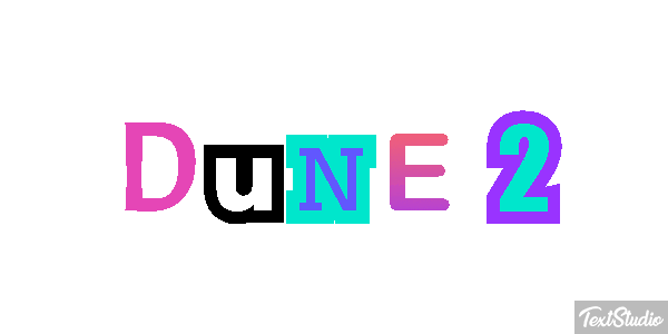 Dune 2 Text effect
