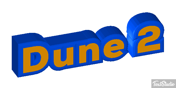 Dune 2 Text effect