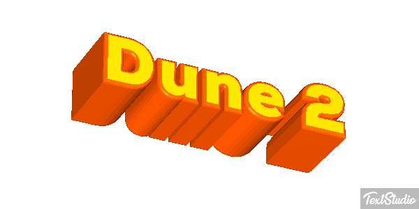 Dune 2 Text effect