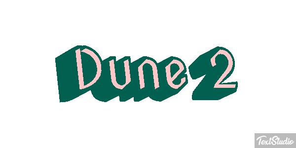Dune 2 Text effect
