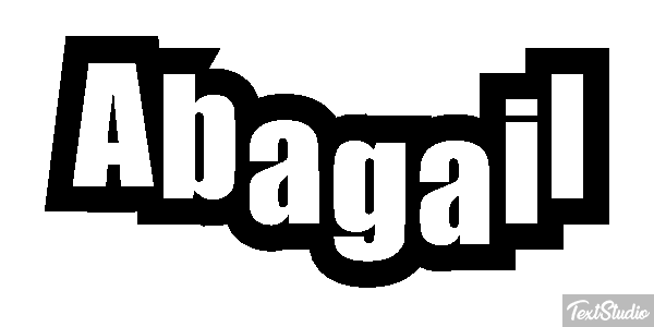 Abagail Text effect