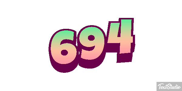 694 Text effect
