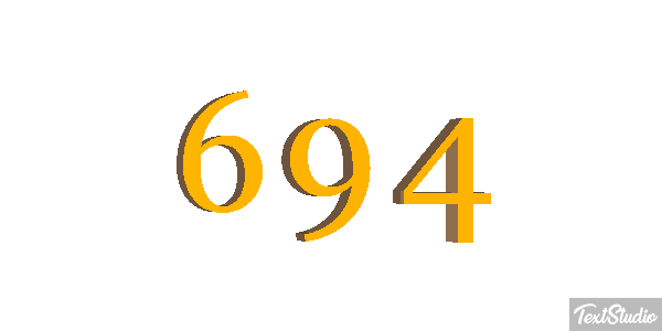 694 Text effect
