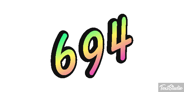 694 Text effect