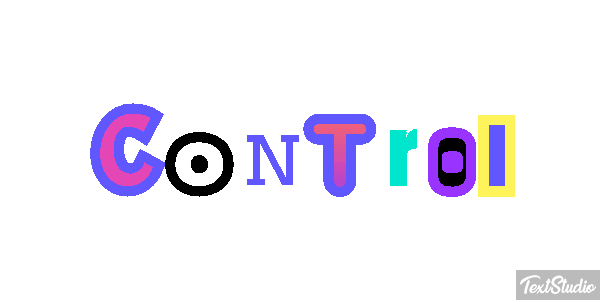 Control Efeito do texto