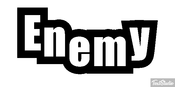 Enemy Text effect