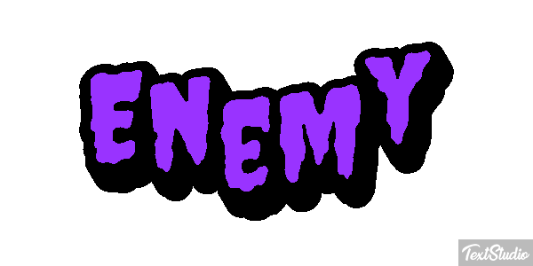 Enemy Text effect