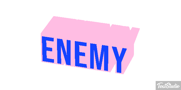 Enemy Text effect