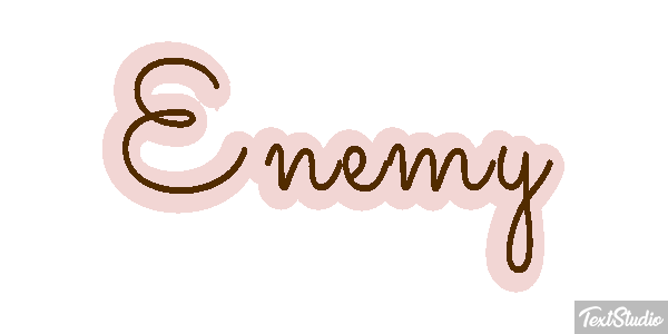 Enemy Text effect