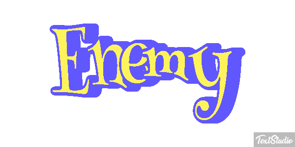 Enemy Text effect
