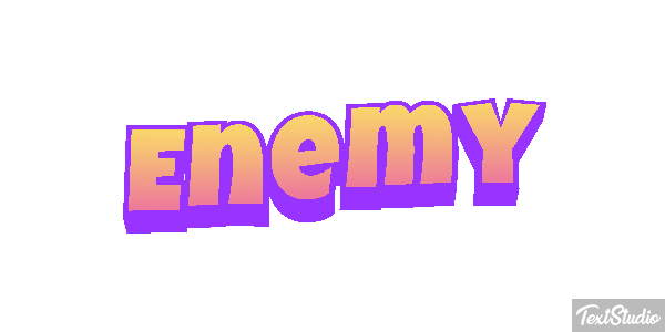 Enemy Text effect
