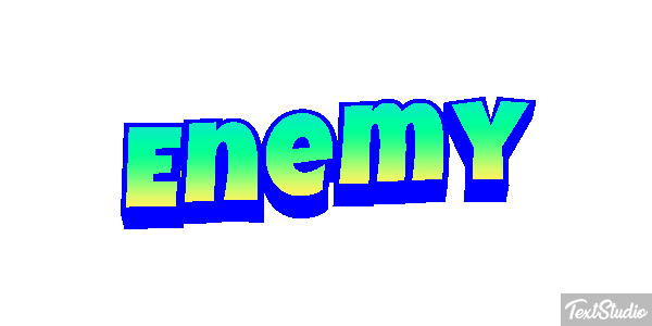 Enemy Text effect