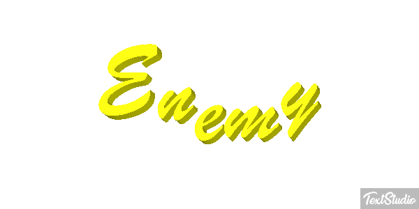Enemy Text effect