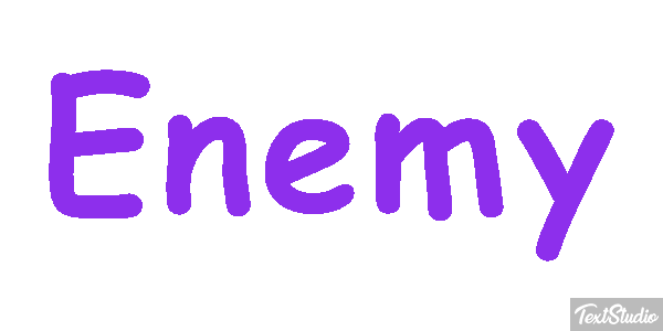 Enemy Text effect