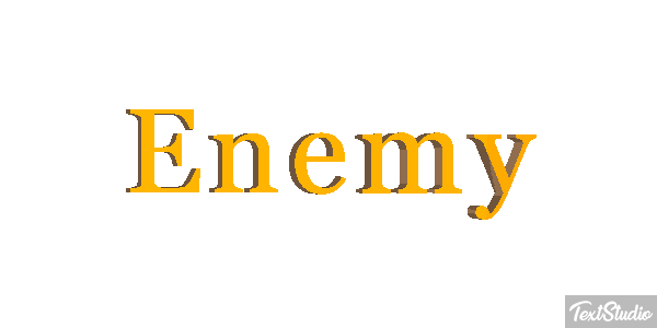 Enemy Text effect