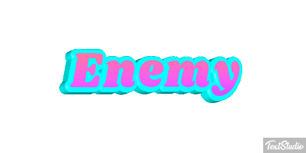 Enemy Text effect