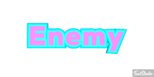 Enemy Text effect