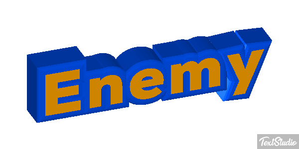 Enemy Text effect