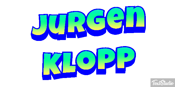 Jurgen Klopp Efecto de texto