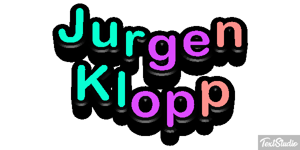 Jurgen Klopp Efecto de texto