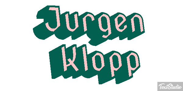 Jurgen Klopp Efecto de texto
