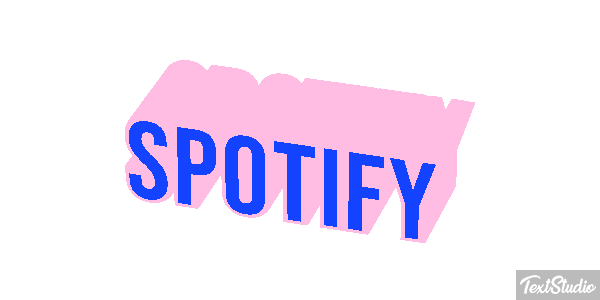 Spotify Text effect