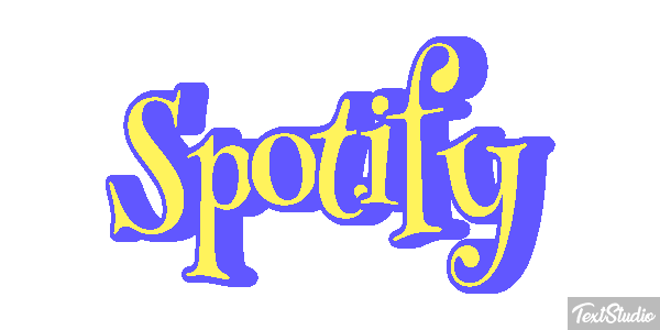 Spotify Text effect