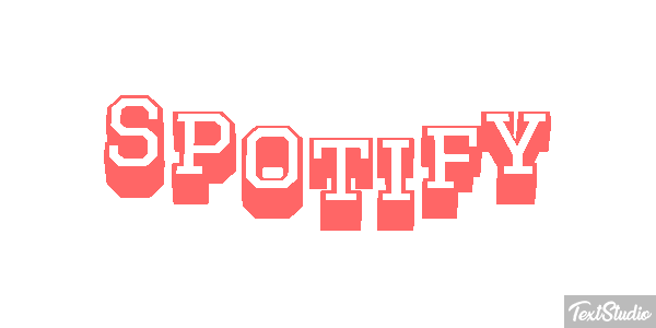 Spotify Text effect