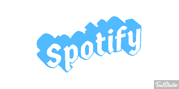 Spotify Text effect
