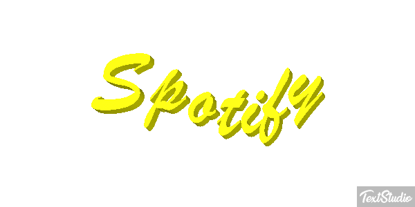 Spotify Text effect