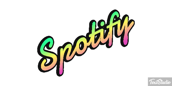 Spotify Text effect