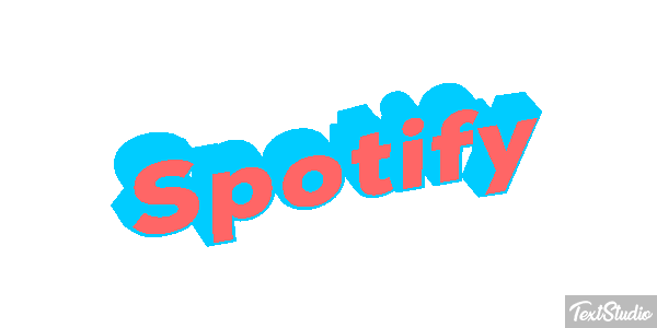 Spotify Text effect