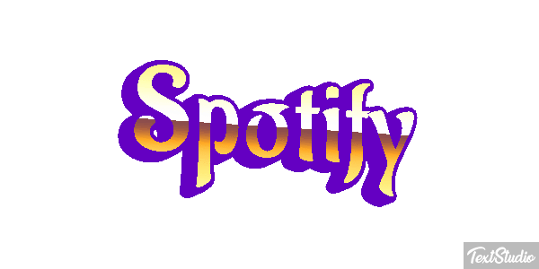 Spotify Text effect