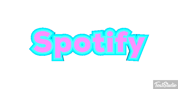 Spotify Text effect