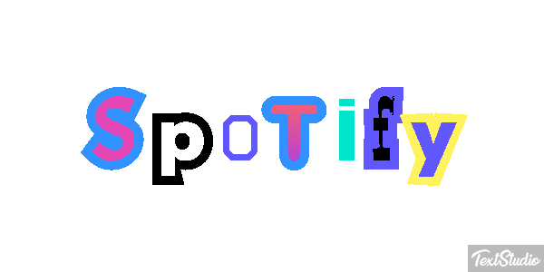 Spotify Text effect