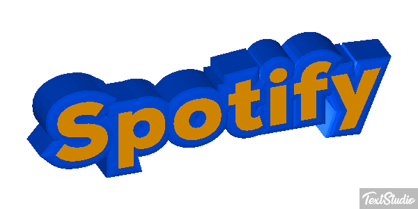 Spotify Text effect