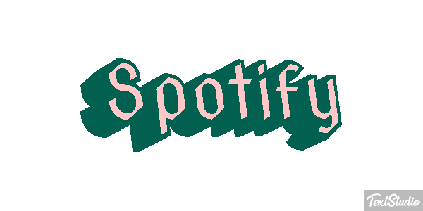 Spotify Text effect