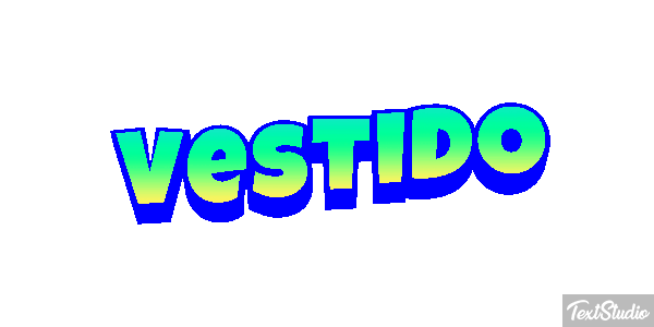 Vestido Efeito do texto