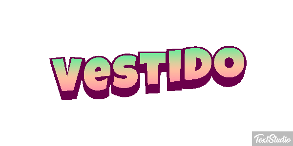 Vestido Efeito do texto
