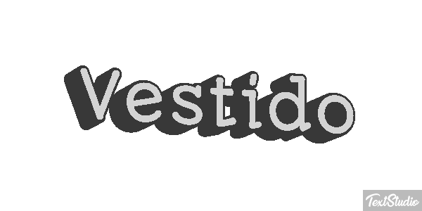 Vestido Efeito do texto