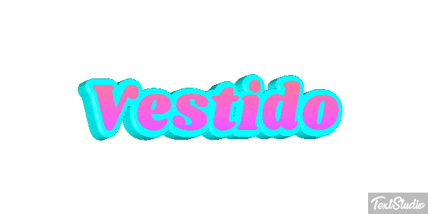 Vestido Efeito do texto