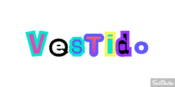 Vestido Efeito do texto