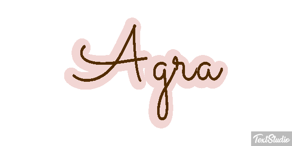 Agra Effet de texte