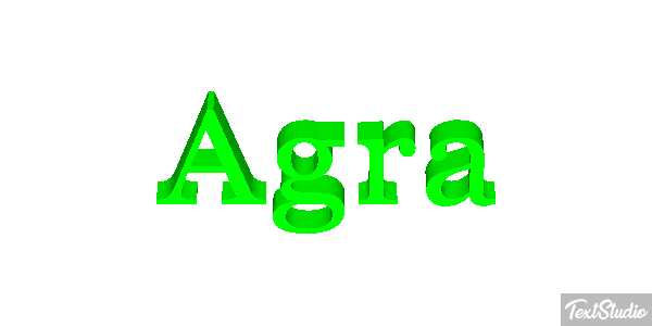 Agra Effet de texte