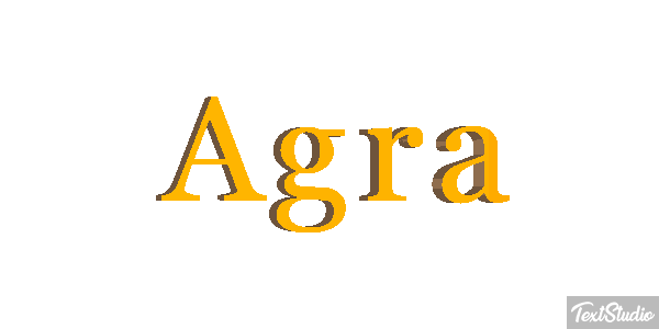 Agra Effet de texte