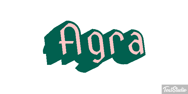 Agra Effet de texte