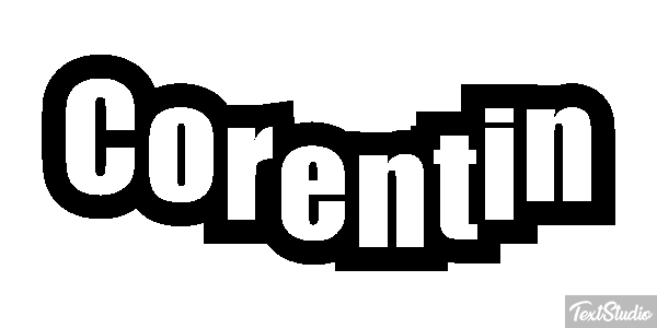 Corentin Effet de texte