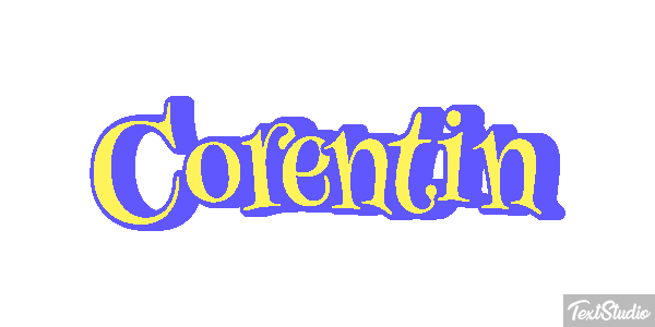 Corentin Effet de texte