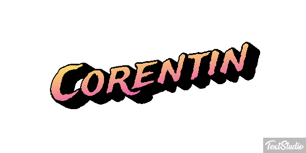 Corentin Effet de texte
